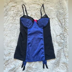 Victoria's Secret Sexy Little Things Black and Navy Lingerie